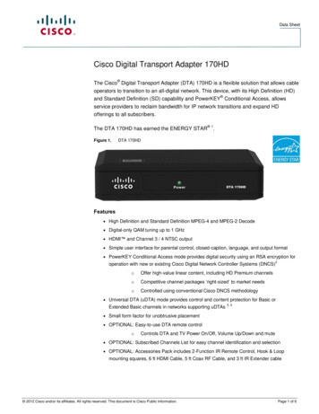 Cisco Digital Transport Adapter 170HD