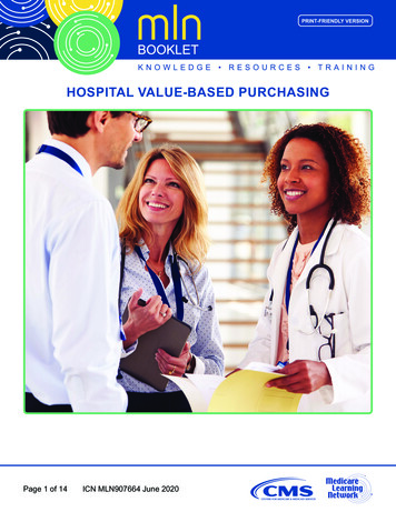 Hospital Value-Based Purchasing - CMS