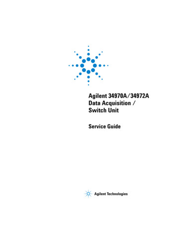Agilent 34970A/34972A Data Acquisition / Switch Unit