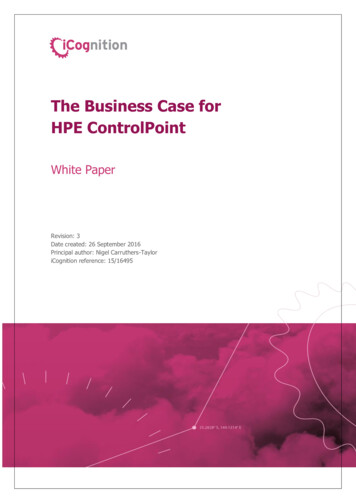 HP ControlPoint Business Case - Icognition .au