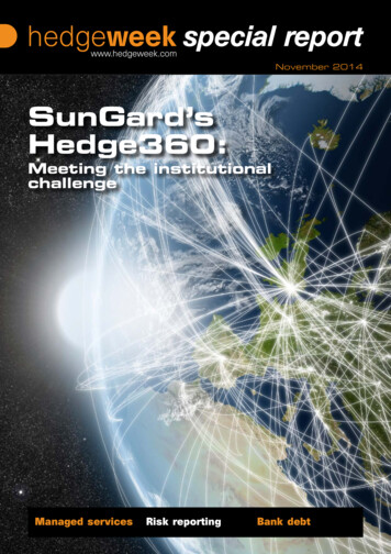 SunGard’s Hedge360 - Hedgeweek