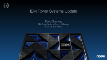 IBM Power Systems Update - APSU