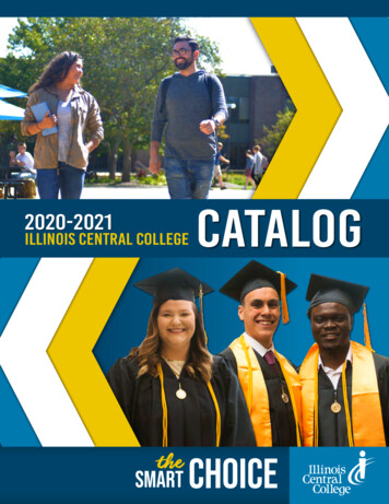 2020-2021 CATALOG - Illinois Central College