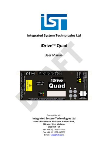 IDrive Quad Manual - Joseph Read