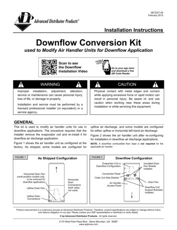 Downflow Conversion Kit