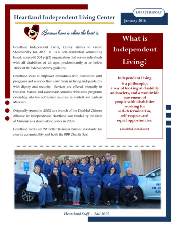 IMPACT REPORT Heartland Independent Living Center January 