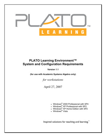 PLATO Learning Environment