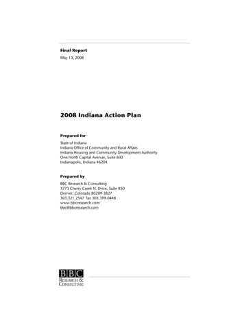 2008 Indiana Action Plan - Secure.in.gov
