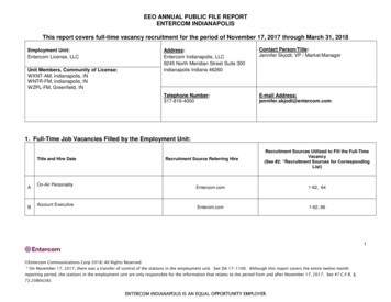 EEO PUBLIC FILE REPORT - Entercom