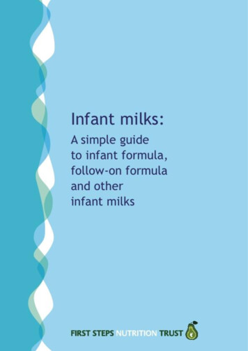 First Steps Nutrition Trust: A Simple Guide To Infant .
