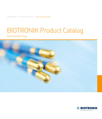 BIOTRONIK Product Catalog