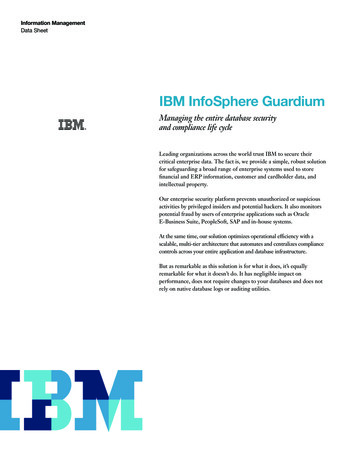 IBM Guardium 7 - Ndm 