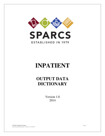 SPARCS Inpatient Output Data Dictionary