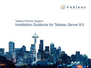 Tableau Premier Support Installation Guidance For Tableau .
