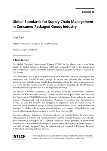Global Standards For Supply Chain Management In 