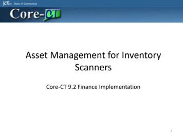 Asset Management For Inventory Scanners