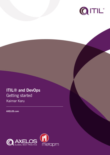 ITIL And DevOps - MetaPM