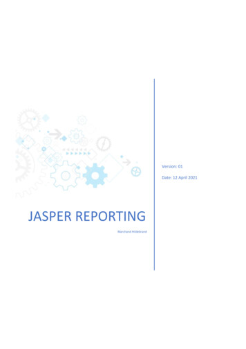 Jasper Reporting - ITS Integrator