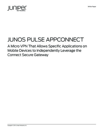Junos Pulse AppConnect - Juniper