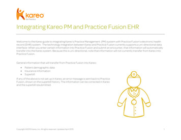 Integrating Kareo PM And Practice Fusion EHR