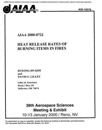Heat Release Rates Of Burning Items In Fires