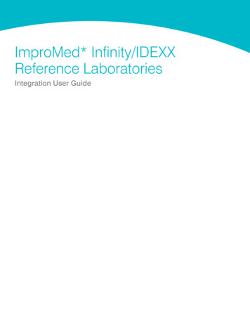 ImproMed* Infinity/IDEXX Reference Laboratories