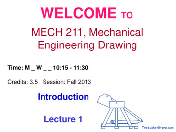 Mechanical Engineering Drawing - Concordia University
