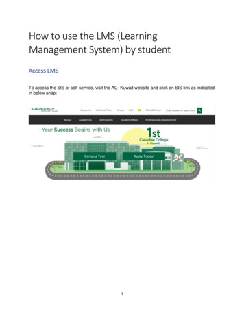How To Use The LMS (Learning Management System) By 