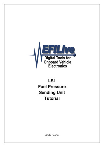 LS1 Fuel Pressure Sending Unit - EFILive