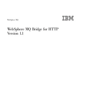 WebSphere MQ: WebSphere MQ Bridge For HTTP Version 1