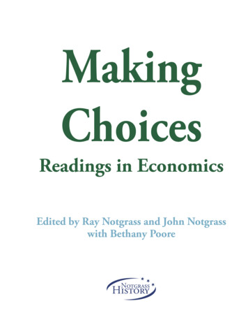 Making Choices - Notgrass