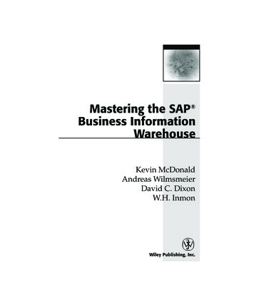 Mastering The SAP Business Information Warehouse