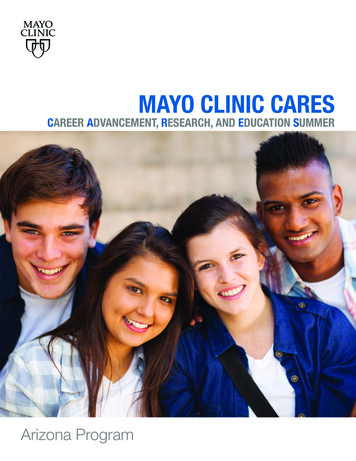 MAYO CLINIC CARES - Scottsdale Unified School District .