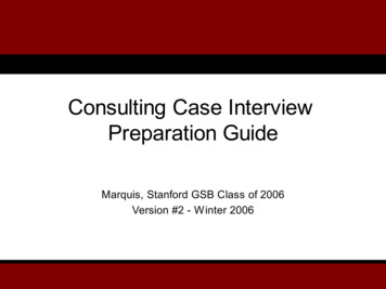 Consulting Case Interview Preparation Guide