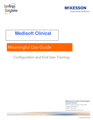 Meaningful Use Configuration And End User Training Guide V8