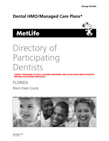Directory Of Participating Dentists - Miami-Dade