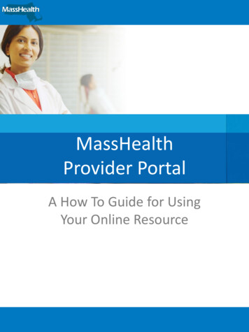 MassHealth Provider Portal