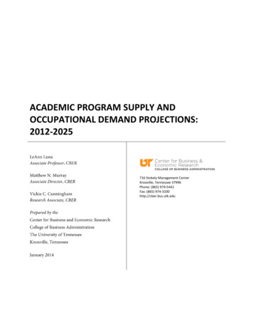 ACADEMIC PROGRAM SUPPLY AND OCCUPATIONAL 