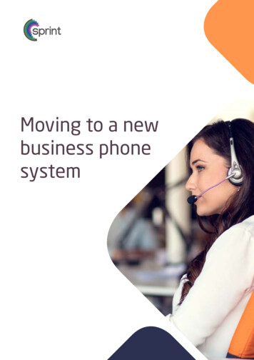 Moving To A New Business Phone System - The Sprint Group