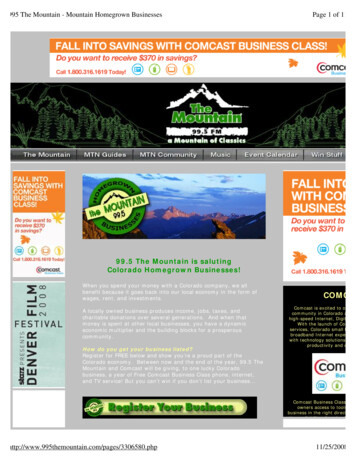 99.5 The Mountain Is Saluting Colorado Homegrown Businesses!