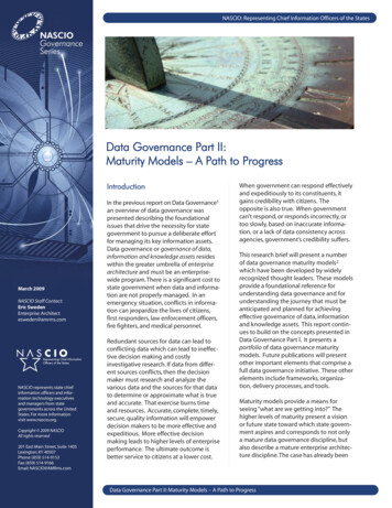 Data Governance Part II: Maturity Models – A Path To Progress