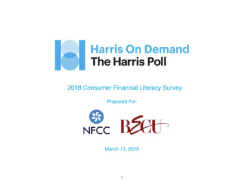 2018 Consumer Financial Literacy Survey