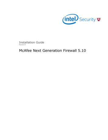 McAfee Next Generation Firewall 5