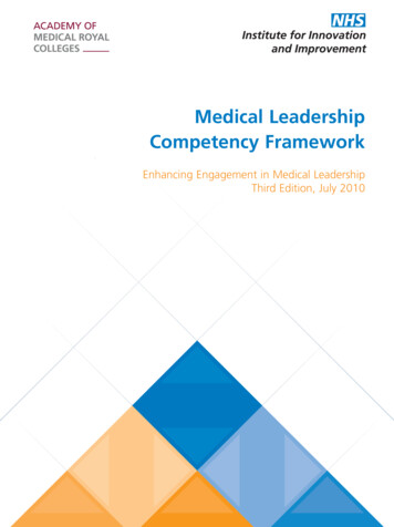 Medical Leadership Competency Framework
