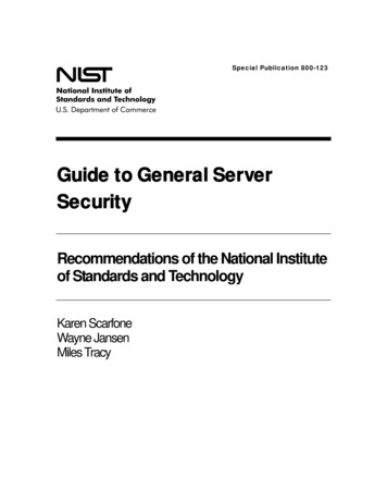 Guide To General Server Security - NIST