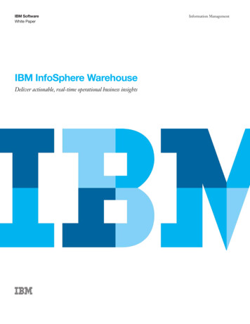 InfoSphere Warehouse 10 - NDM