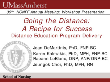 Th Going The Distance: A Recipe For Success
