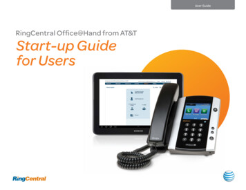 Start-up Guide For Users - RingCentral