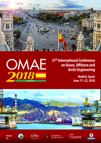 37 International Conference On Ocean, Offshore And Arctic .