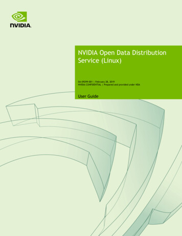 NVIDIA Open Data Distribution Service (Linux) User Guide